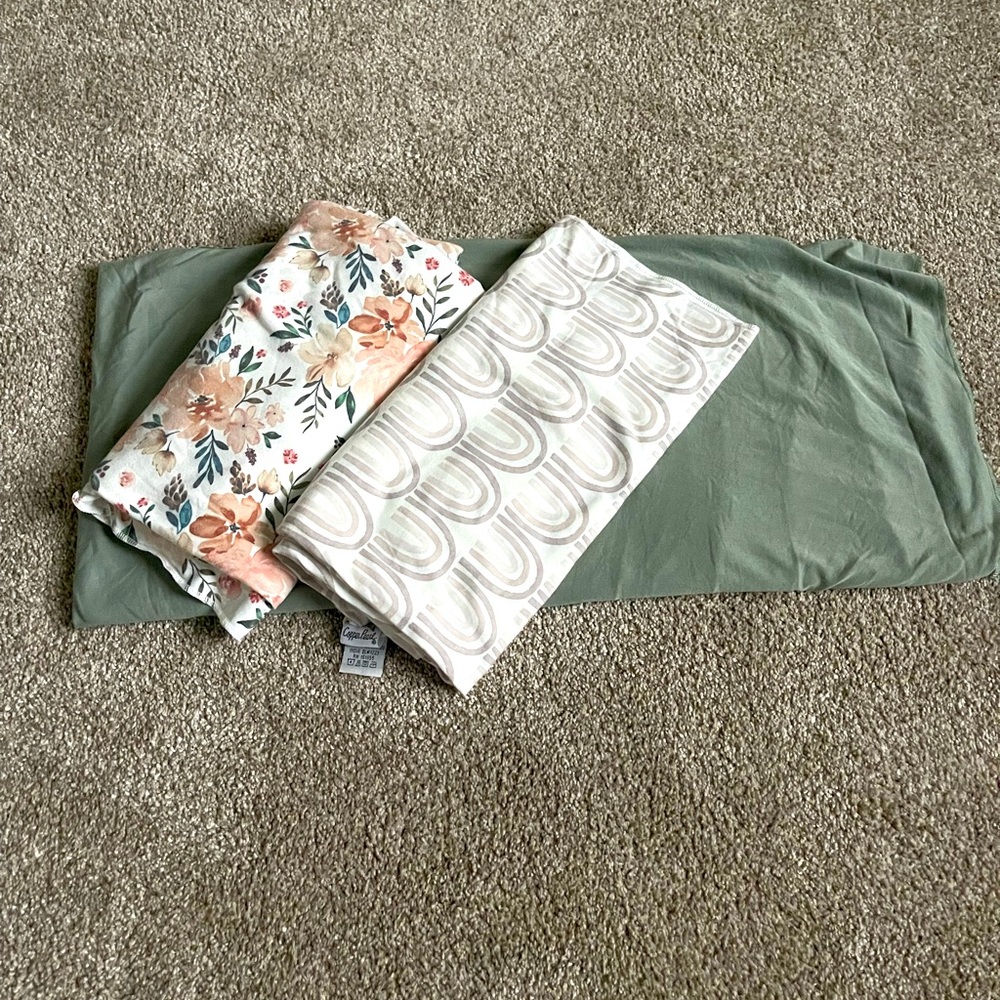 Copper Pearl Swaddle Blankets (3)